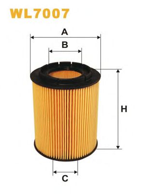 WIX FILTERS wl7007 -  Фильтр масляный двигателя